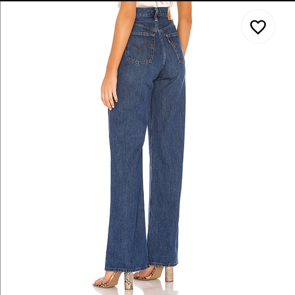 Levi's Ribcage Wide Leg Jean in High Times - Picture 6 of 10